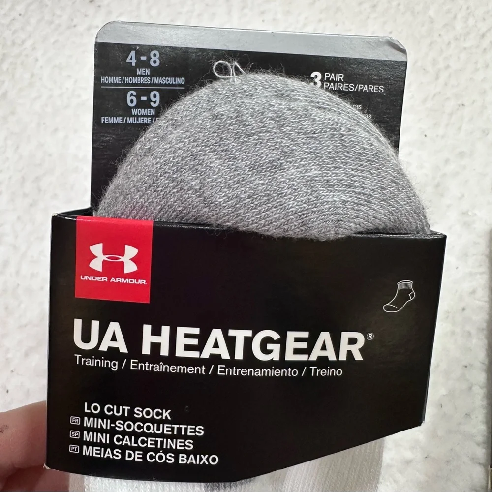 White Under Armour Socks